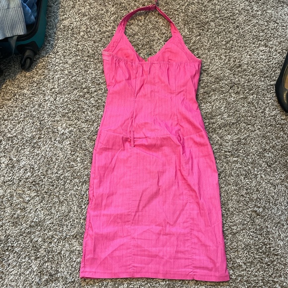 Y2K pink pencil dress size medium - Picture 2 of 6